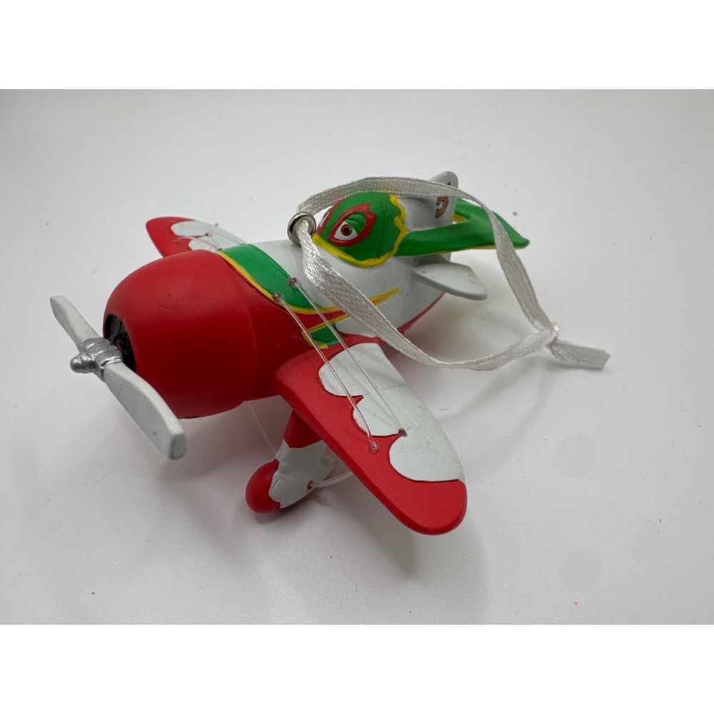 Disney Planes El Chupacabra Christmas Ornament Red Green White Number 5 0151